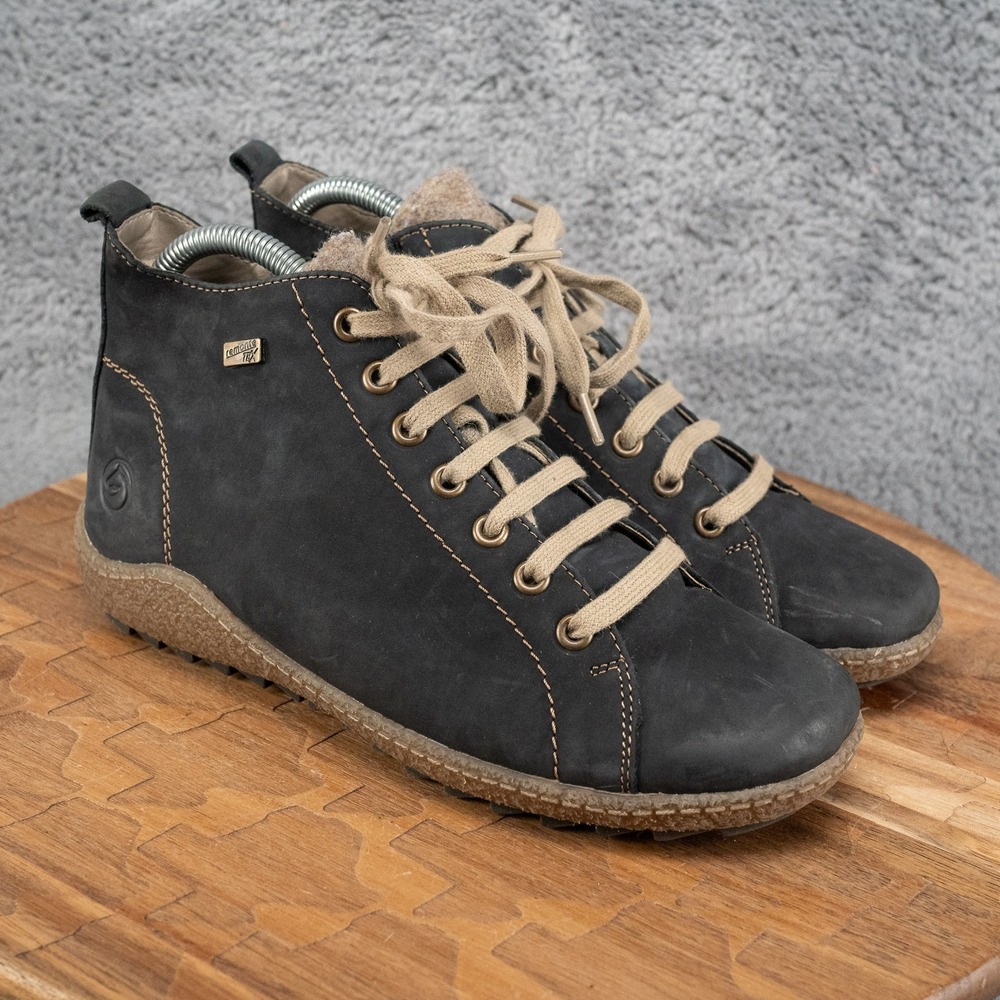 Remonte Lace-Up TEX Water-Repellent Ankle Bootie Women's Size EU 38 / U.S Size 7